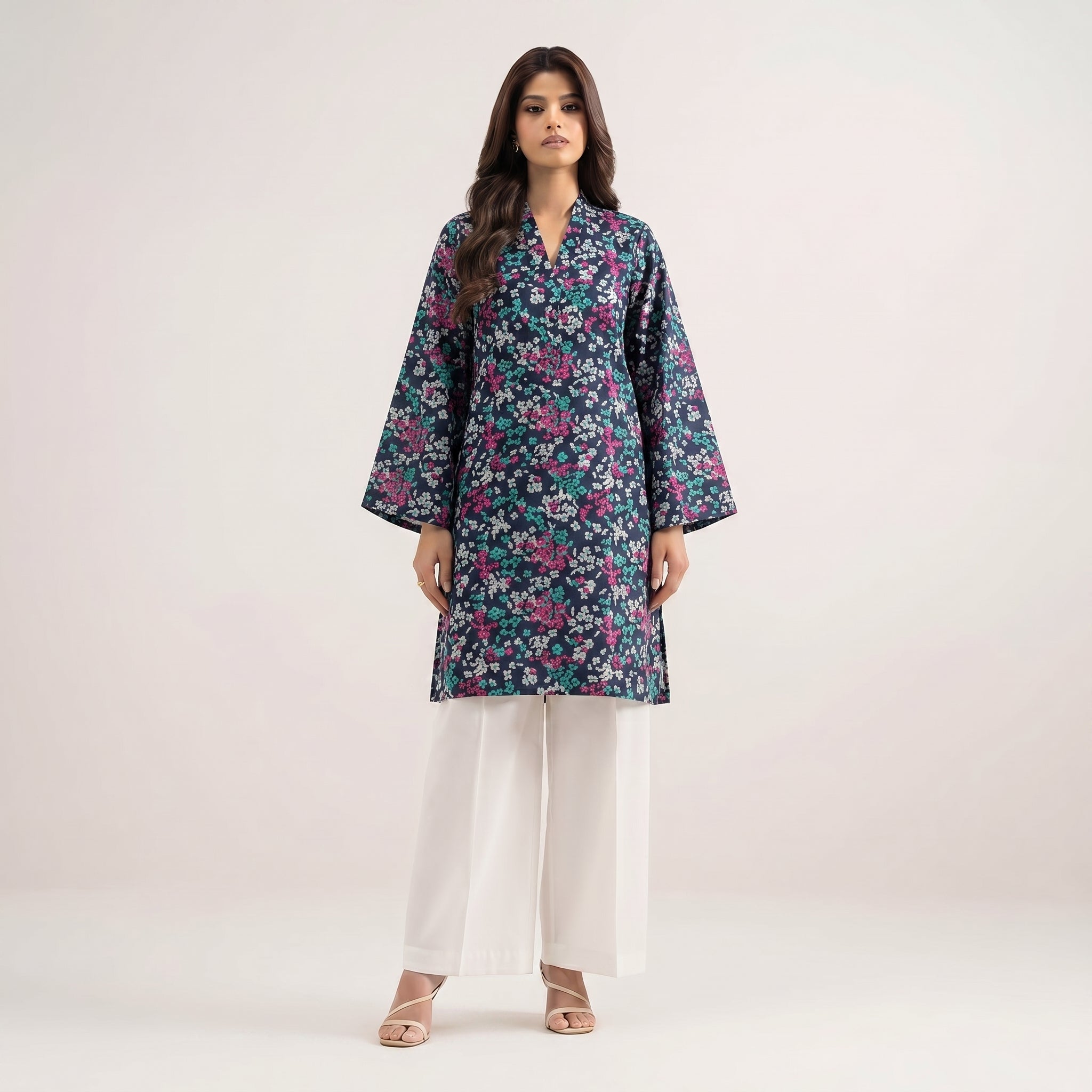 elegant bana dora 2 piece lawn suit design