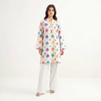 simple lawn 2 piece suit