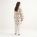 simple lawn 2 piece suit