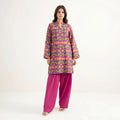 simple lawn 2 piece suit